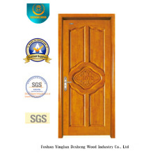 Puerta de madera de estilo chino con talla para interior (ds-6026)